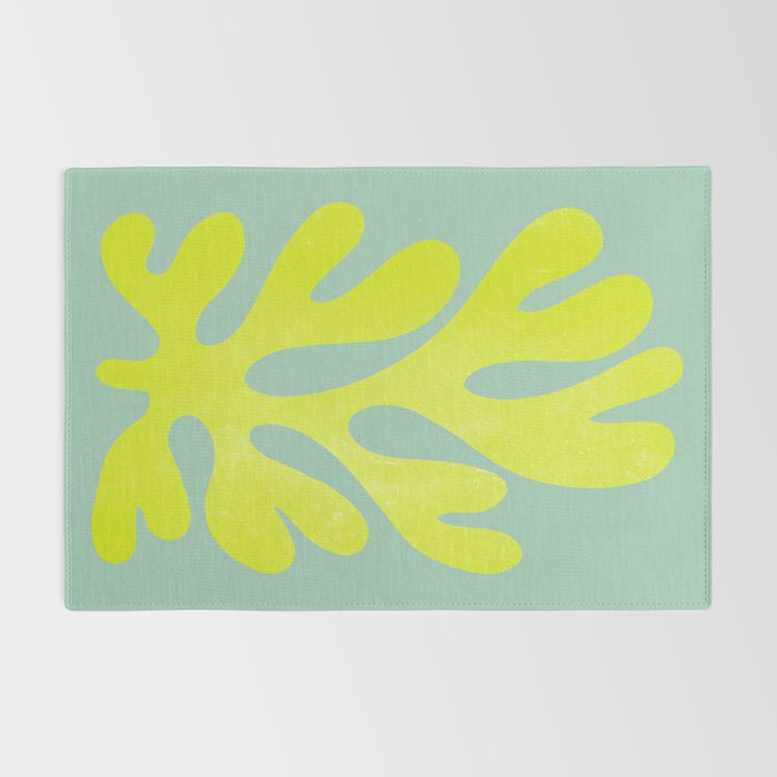 Lime & Sea Green: Matisse Paper Cutouts 06 Rug Gallery Image 2