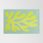 Lime & Sea Green: Matisse Paper Cutouts 06 Rug Gallery Image 2
