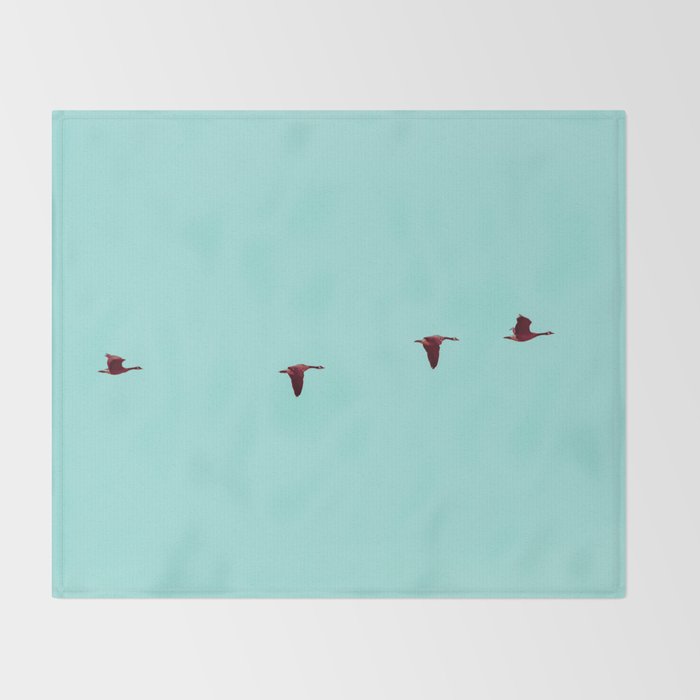 Take Flight - Wild Goose Chase Throw Blanket Gallery Image 2