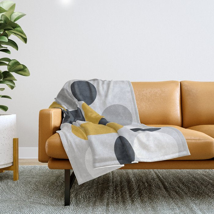 Domino 01 Throw Blanket Gallery Image 1