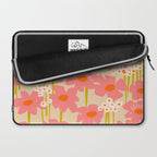 Relax in your summer meadow - floral shapes pattern Laptop Sleeve Gallery Image 2
