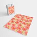 Relax in your summer meadow - floral shapes pattern Jigsaw Puzzle Gallery Image 2