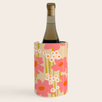 Relax in your summer meadow - floral shapes pattern Wine Chiller Gallery Image 2