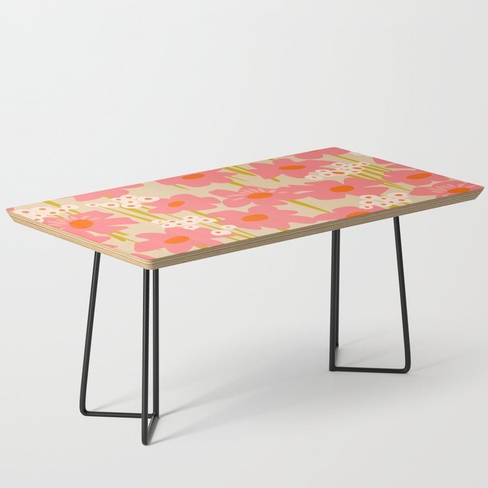 Relax in your summer meadow - floral shapes pattern Coffee Table Gallery Image 1