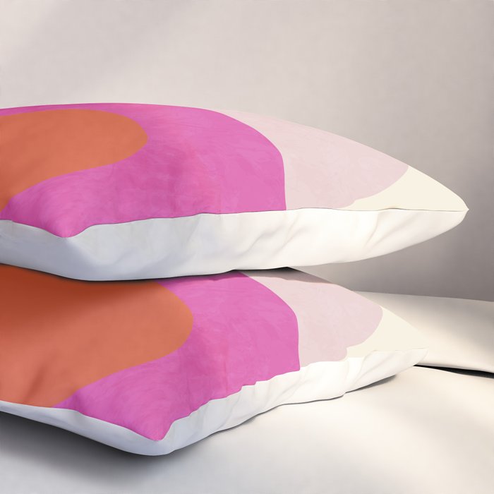 mid century modern shapes Pillow Sham Gallery Image 3