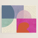 mid century modern shapes Jigsaw Puzzle Gallery Image 1