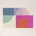 mid century modern shapes Welcome Mat Gallery Image 1
