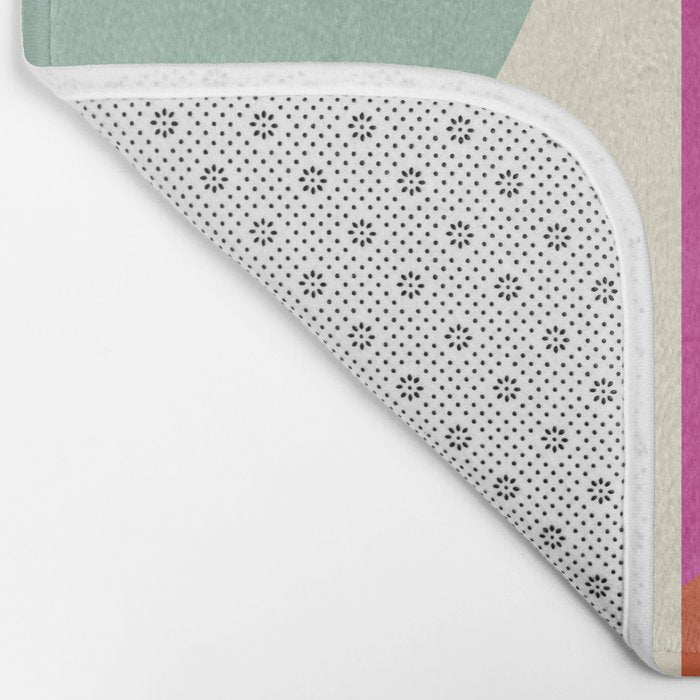 mid century modern shapes Bath Mat Gallery Image 2