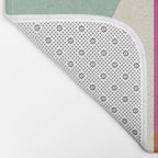 mid century modern shapes Bath Mat Gallery Image 2