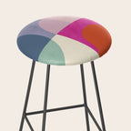 mid century modern shapes Stool Gallery Image 2