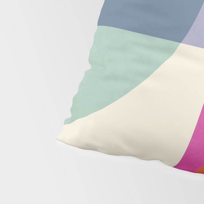 mid century modern shapes Pillow Sham Gallery Image 4