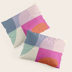 mid century modern shapes Pillow Sham Gallery Image 3