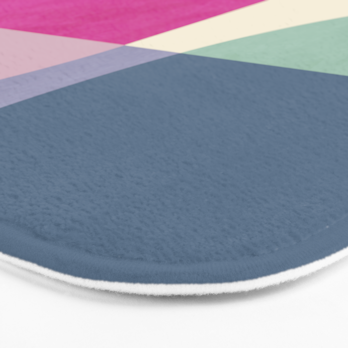 mid century modern shapes Bath Mat Gallery Image 3