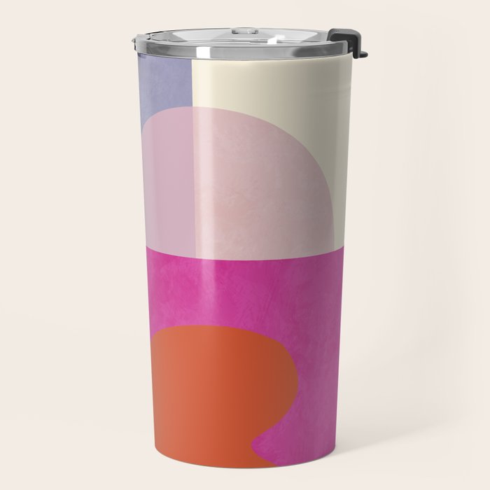 mid century modern shapes Travel Mug Gallery Image 2