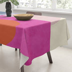 mid century modern shapes Tablecloth Gallery Image 3