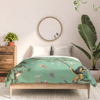 Monkey World Green Comforter Gallery Image 3
