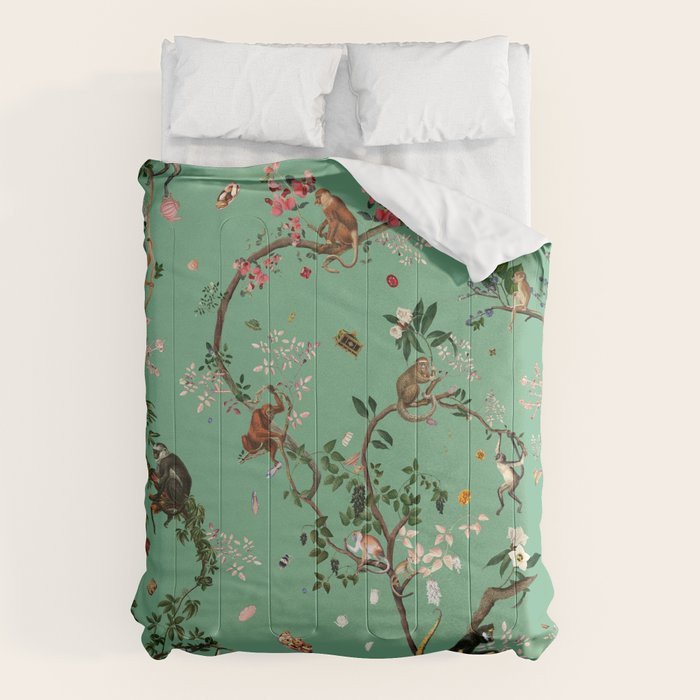 Monkey World Green Comforter Gallery Image 6