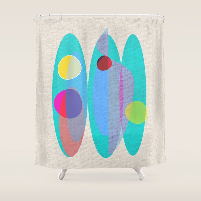Surf 2 Shower Curtain Gallery Image 1