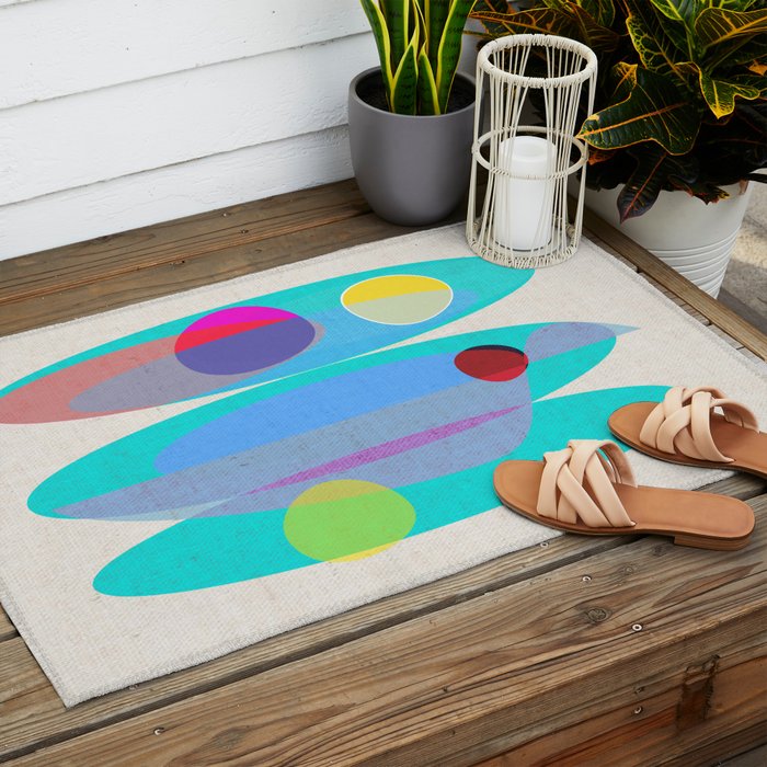 Surf 2 Outdoor Rug Gallery Image 2