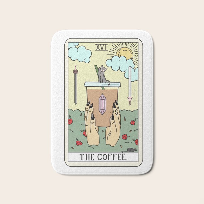 COFFEE READING Bath Mat Gallery Image 1