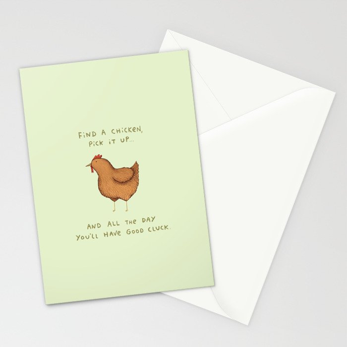 Good Cluck Stationery Card Gallery Image 2