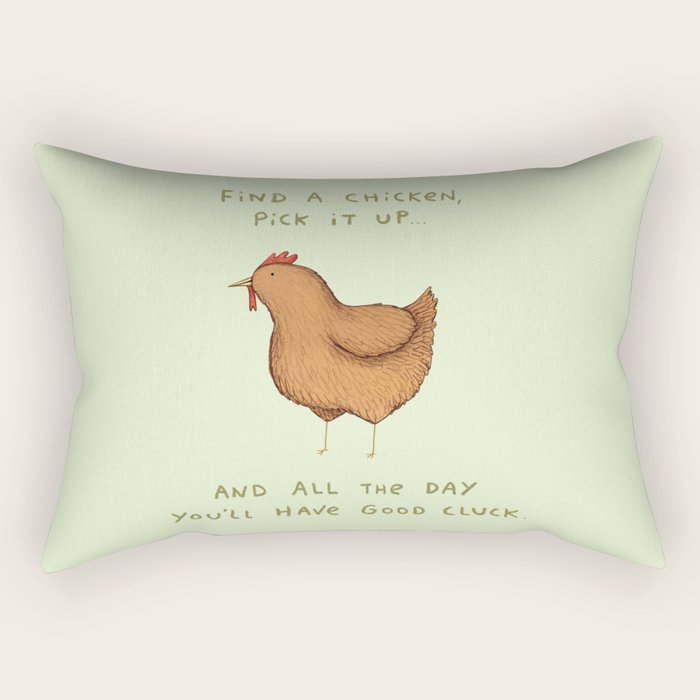 Good Cluck Rectangular Pillow Gallery Image 1