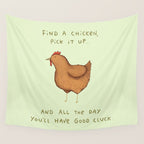 Good Cluck Wall Tapestry Gallery Image 4