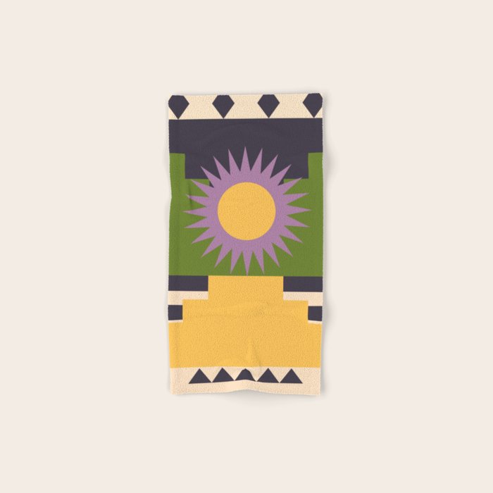 Geometric Abstraction 14 Bath Towel Gallery Image 1