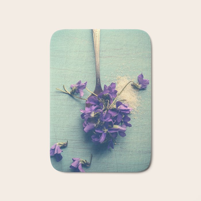 Sweet Violets Bath Mat Gallery Image 1