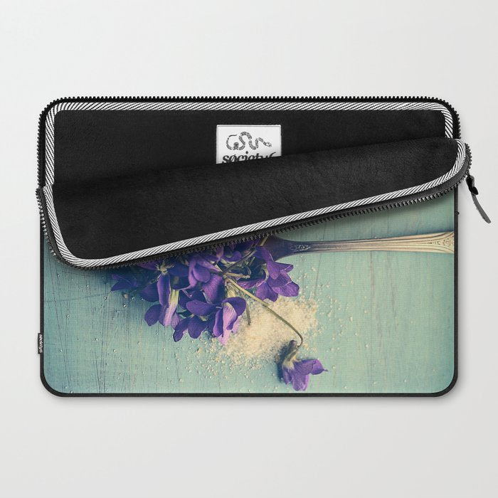 Sweet Violets Laptop Sleeve Gallery Image 2