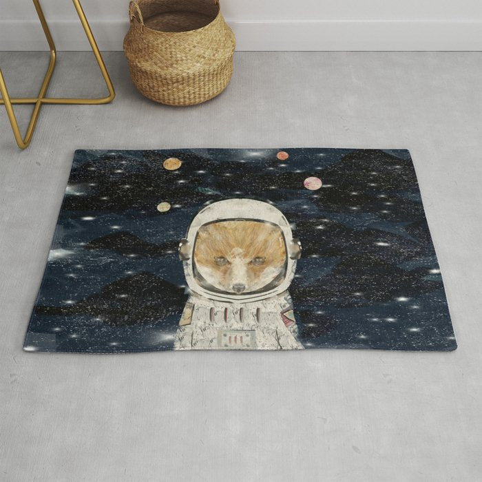 little space fox Rug Gallery Image 1