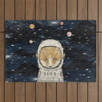 little space fox Outdoor Rug Gallery Image 1