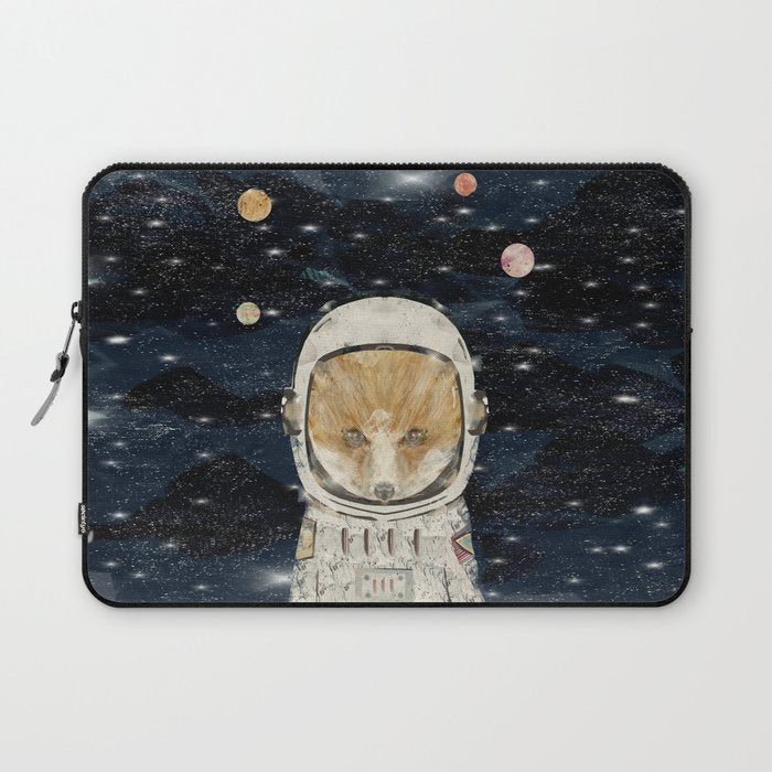 little space fox Laptop Sleeve Gallery Image 1