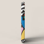 Colorful Memphis Milano Modern Geometric Shapes - 80s 90s retro electroclash pop art Aztec iPhone Case Gallery Image 2