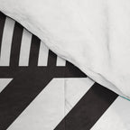 Colorful Memphis Milano Modern Geometric Shapes - 80s 90s retro electroclash pop art Aztec Comforter Gallery Image 4