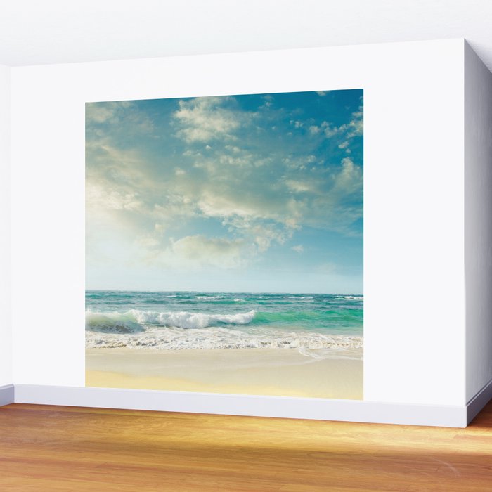 beach love tropical island paradise Wall Mural Gallery Image 2