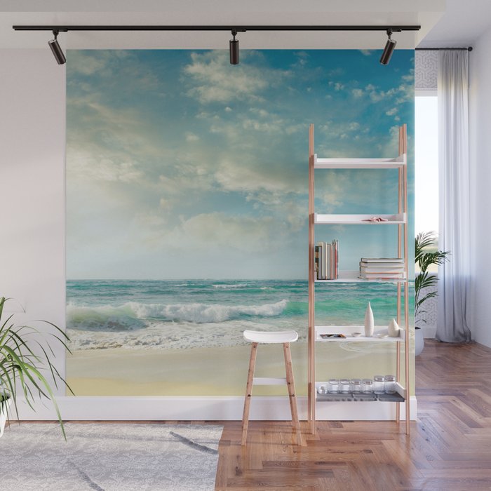 beach love tropical island paradise Wall Mural Gallery Image 1