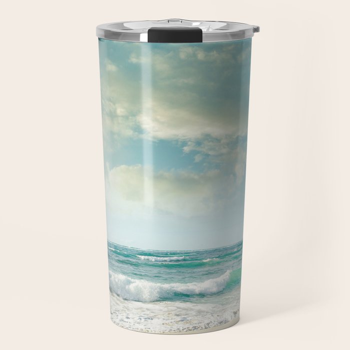 beach love tropical island paradise Travel Mug Gallery Image 1