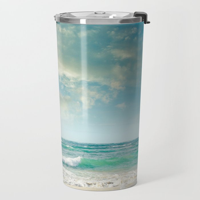 beach love tropical island paradise Travel Mug Gallery Image 2