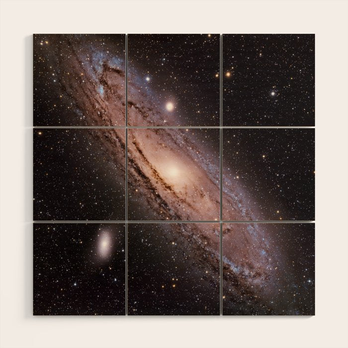 The Andromeda Galaxy Wood Wall Art Gallery Image 1
