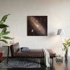 The Andromeda Galaxy Wood Wall Art Gallery Image 2