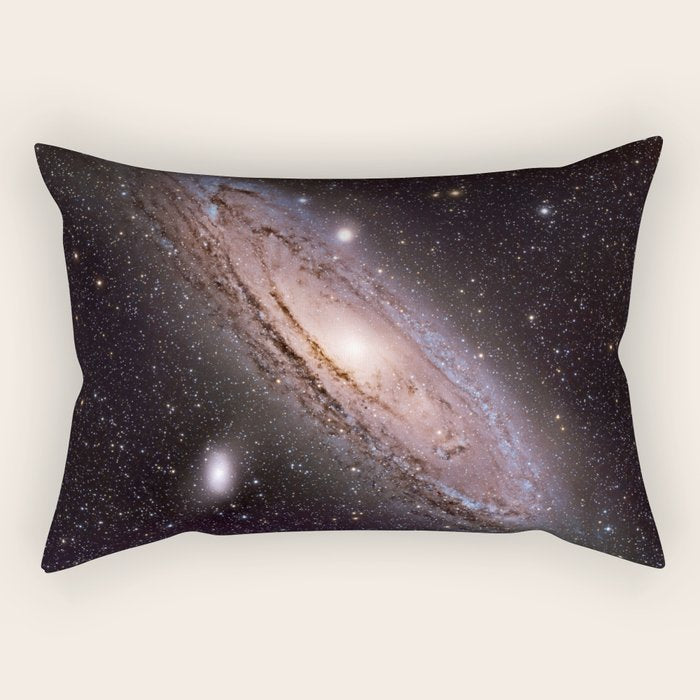 The Andromeda Galaxy Rectangular Pillow Gallery Image 1