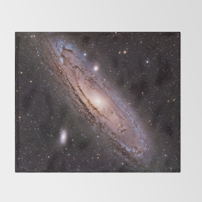 The Andromeda Galaxy Throw Blanket Gallery Image 2