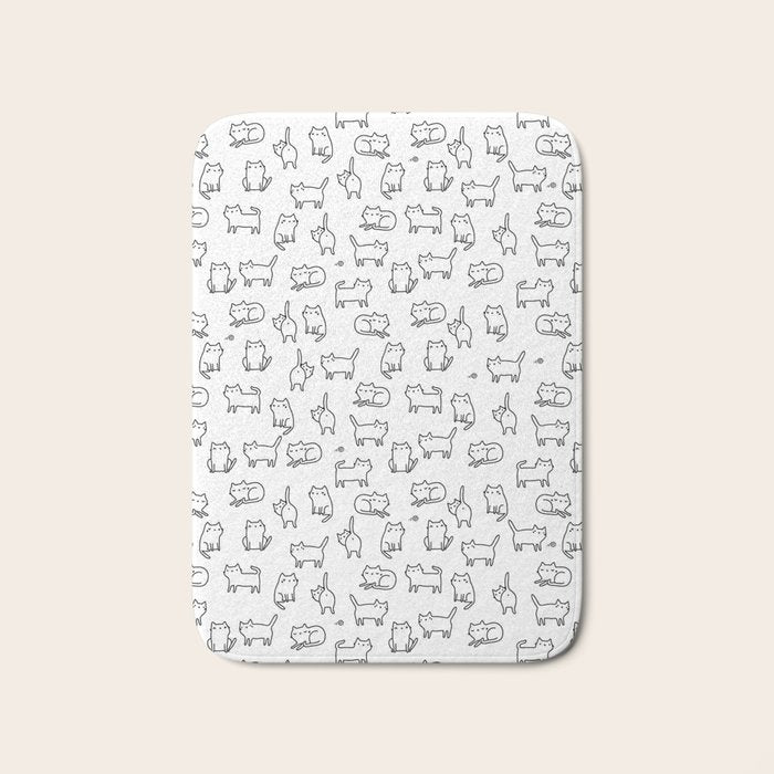 Cats, cats, cats Bath Mat Gallery Image 1