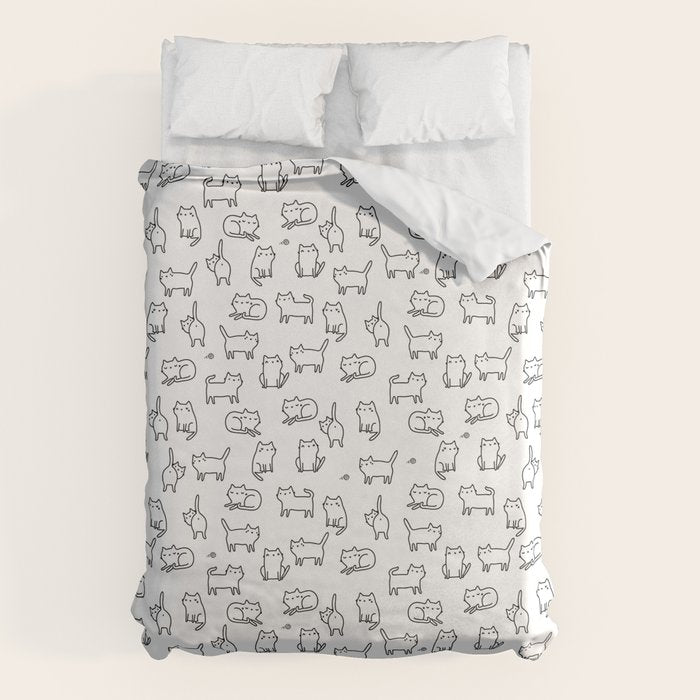 Cats, cats, cats Duvet Cover Gallery Image 6