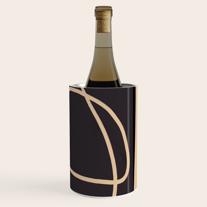 Abstract Line Art Cat Wine Chiller Gallery Image 3