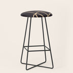 Abstract Line Art Cat Stool Gallery Image 1