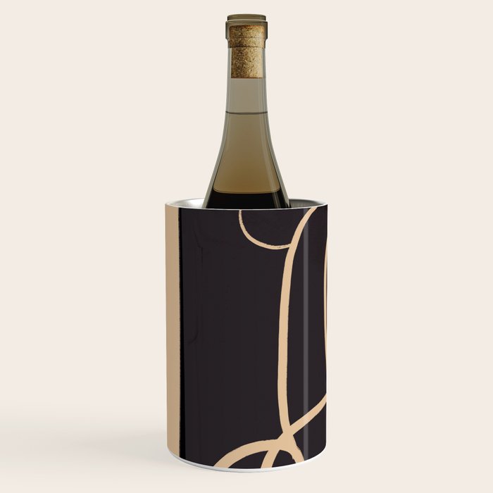 Abstract Line Art Cat Wine Chiller Gallery Image 2