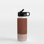Pink and Red Salt Lake in Italy Water Bottle Gallery Image 1