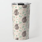 Koala and Eucalyptus Pattern Travel Mug Gallery Image 1